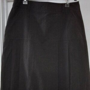 Street One Pleated Look Chocolate Brown Skirt EUR 42